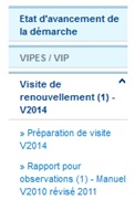 Etat avancement demarche