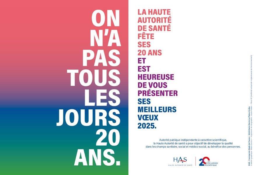La HAS vous présente ses meilleurs vœux pour l'année 2025