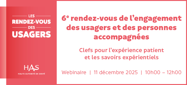 6e rendez-vous de l’engagement des usagers et des personnes accompagnées - 11 décembre 2025
